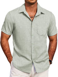 Casual Summer Beach Shirt (US Only) Shirts coofandy Leaf S