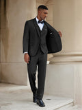 3-Piece Cotton Linen Suit Set (US Only) Suit Set coofandy