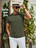 Casual Basic Knit T-Shirt (US Only) Shirts coofandy