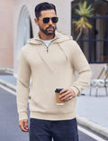Casual Turtleneck Knit Hoodie (US Only) Hoodies coofandy