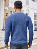 Classic Waffle Knitted Pullover Sweater (US Only) Sweater coofandy