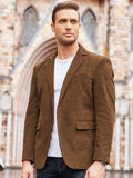 Leisure Corduroy Blazer Jacket (US Only) Blazer coofandy