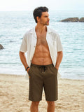 Classic Leisure Stretchy Shorts (US Only) Shorts coofandy