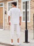 2 Pieces Linen Style Set Outfits (US Only) Sets coofandy