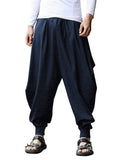 Hippie Harem Pants (US Only) Pants coofandy Navy blue S