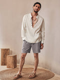 Casual Soft Linen Blend Shorts Shorts coofandystore