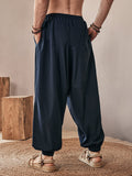 Cozy Linen Blend Harem Pants Pants coofandystore