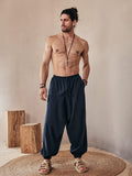 Cozy Linen Blend Harem Pants Pants coofandystore