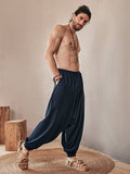 Cozy Linen Blend Harem Pants Pants coofandystore