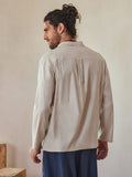 Casual Linen Blend Shirt Shirts coofandystore
