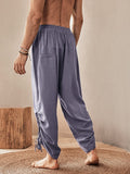 Casual Loose Linen Blend Pants Pants coofandystore