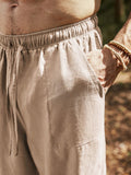 Eco-friendly 100% Linen Pants Pants coofandy