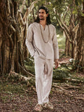 Cozy Linen Blend Shirt Set Sets coofandystore