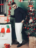 Crew Neck Slim Fit Pullover Knitted Sweater (US Only) Sweaters COOFANDY Store