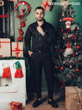 Modern Silk Stain Dress Shirts (US Only) Shirts & Polos coofandy