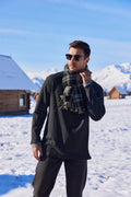 Premium Soft Colorblock Undershirt Sweatshirts coofandy