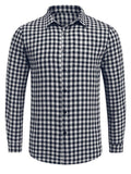 Casual Regular Fit Business Shirts Shirts coofandy Grey S