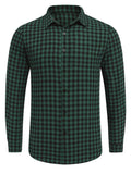 Casual Regular Fit Business Shirts Shirts coofandy Dark Green S