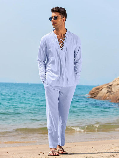 Leisure 2-Piece Vacation Outfit (US Only) Sets coofandy 