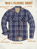 Lined Flannel Plaid Long Sleeve Shirt (US Only) Shirts COOFANDY Store