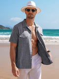 Casual Cuban Collar Summer Shirt (US Only) Shirts coofandy