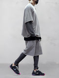 Casual Loose Fit Solid Sports Sets Sports Set coofandystore
