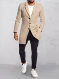Casual Versatile Lined Tweed Coat Coat coofandy