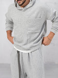 Casual Loose Athleisure Hoodie Set Sets coofandy