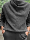 Soft Minimalism Stacked Collar Top Tops coofandy