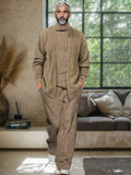 Casual Quiet Luxury 3-Piece Set Sets coofandy Camel M