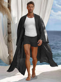 Lightweight Cool Holiday 2-Piece Set Sets coofandy Black M