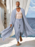 Comfy Simple Vacation 2-Piece Set Sets coofandy Clear Blue M