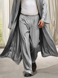 Leisure Long Outerwear and Pants Set Sets coofandy