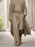 Comfy Quiet Luxury 3-Piece Outfits Sets coofandy