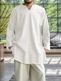 Minimalist Soft 100% Cotton Shirt Shirts coofandy White M