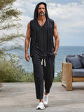 Stylish Tracksuit 3-Piece Outfits Sets coofandy Black M