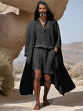 Casual Quiet Luxury Holiday 3-Piece Set Sets coofandy Black M