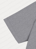 Casual Jacquard Knit 2-Piece Outfits Sports Set coofandy