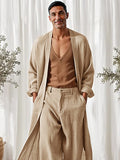 Casual 100% Cotton 2-Piece Kimono Set Sets coofandy