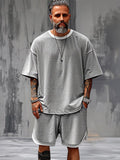 Leisure Comfort Color Block Tracksuit Set Sets coofandy