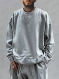 Leisure Loose 100% Cotton Sweatsuit Set Sets coofandy