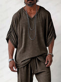 Serenity Comfort Casual Wear Set Sets coofandy