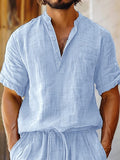 Breezy Casual Cotton Sets Sets coofandy