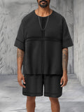Effortless Style Casual Set Sets coofandy Black M