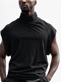Stylish Wide sleeve Cotton Blend Top T-shirt coofandy