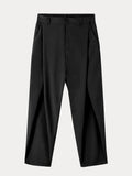 Fashion Cross Pleated Pants Pants coofandy