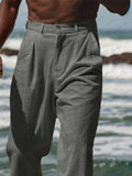 Comfy Resort Cotton Pants Pants coofandy