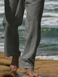 Comfy Resort Cotton Pants Pants coofandy