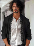 Stylish Lace Placket Detail Blazer Blazer coofandy