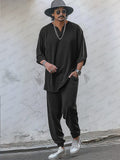 Comfy Luxe 2-Piece Set Sets coofandy Black M